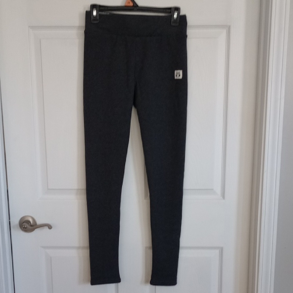Owl Sherpa Lined Gray Leggings